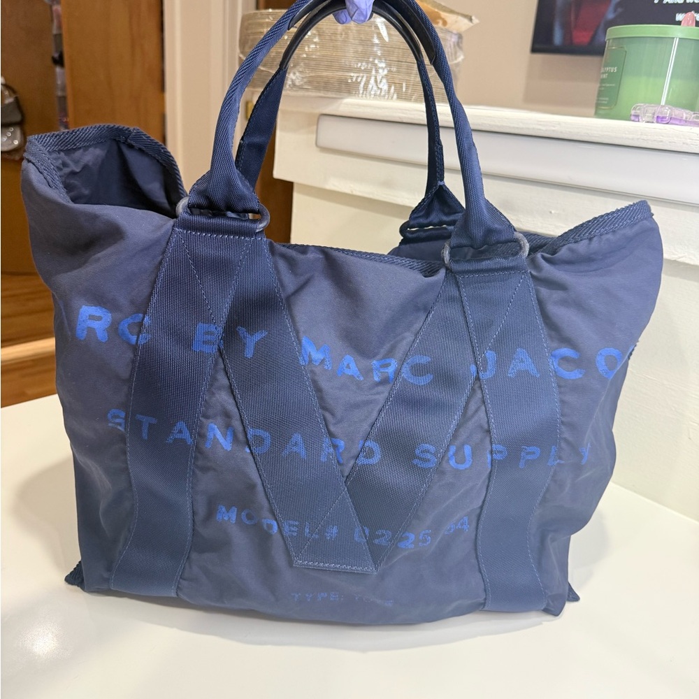 Marc By Marc Jacobs Blue Tote Bag